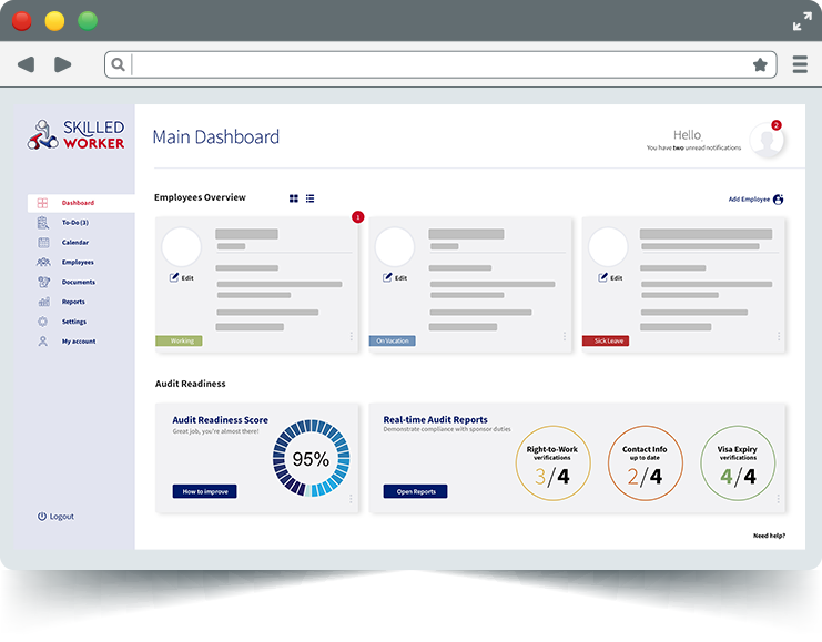 Compliance HR Screen Image